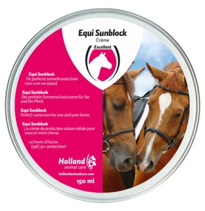 excellent sunblock voor paarden