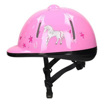 Red Horse Rider Verstelbare Cap roze zijkant